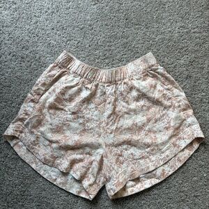 Women's Patagonia Linen Tropical Print Shorts Size Small